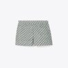 Pantalones cortos de popelín de algodón estampado Pantalones cortos de popelín de algodón estampado