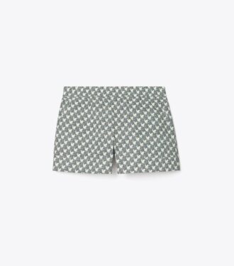Pantalones cortos de popelín de algodón estampado