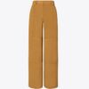 Pantalones de ante de corte holgado Pantalones de ante de corte holgado