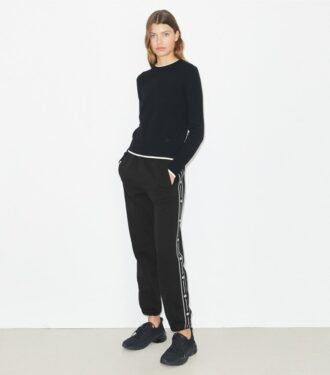 Pantalones de chándal de felpa francesa bordados