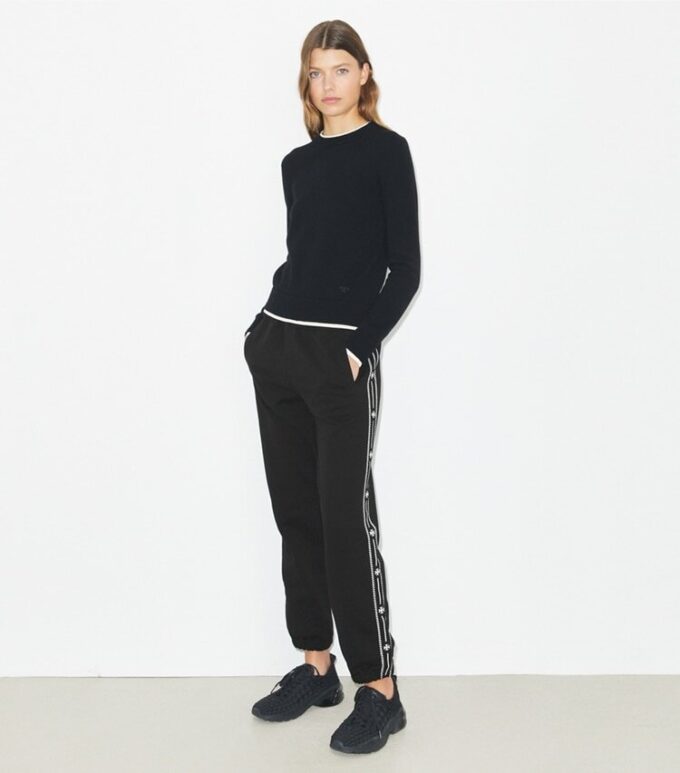 Pantalones de chándal de felpa francesa bordados Pantalones de chándal de felpa francesa bordados