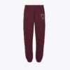 Pantalones de chándal de felpa francesa con corazón bordado