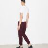 Pantalones de chándal de felpa francesa con corazón bordado