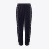 Pantalones de chándal de terciopelo con logotipo T Pantalones de chándal de terciopelo con logotipo T