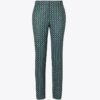 Pantalones de golf de sarga técnica estampada Pantalones de golf de sarga técnica estampada