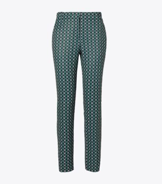 Pantalones de golf de sarga técnica estampada