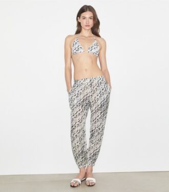 Pantalones de playa de seda