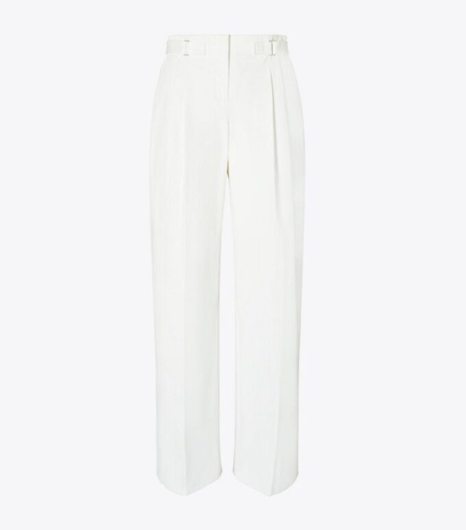 Pantalones de sarga de algodón