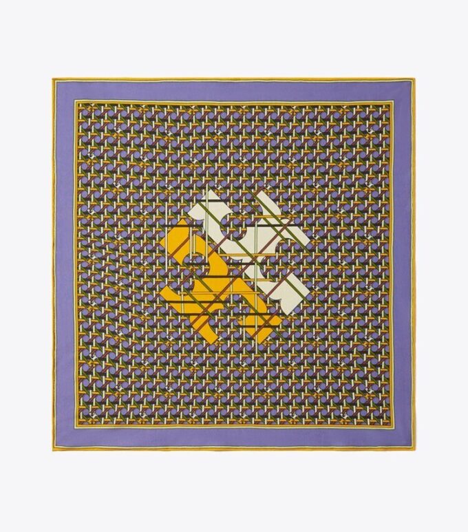 Pañuelo de cuello de jersey con logotipo Basket-Weave Pañuelo de cuello de jersey con logotipo Basket-Weave