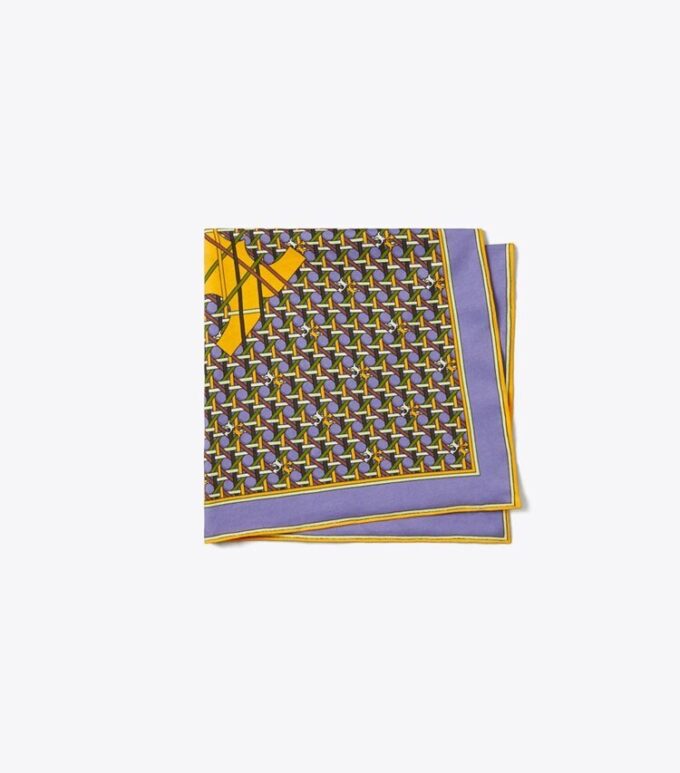 Pañuelo de cuello de jersey con logotipo Basket-Weave Pañuelo de cuello de jersey con logotipo Basket-Weave