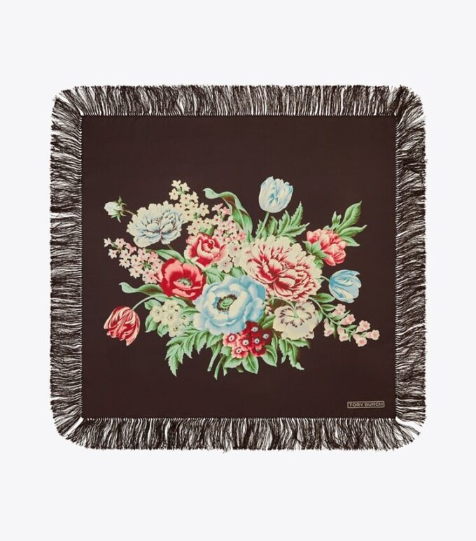 Pañuelo de seda floral Chair Pañuelo de seda floral Chair