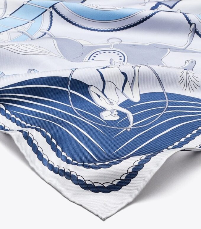 Pañuelo de seda reversible Aeronauts Pañuelo de seda reversible Aeronauts