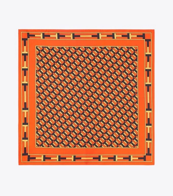 Pañuelo de seda reversible Two For T Double T Pañuelo de seda reversible Two For T Double T