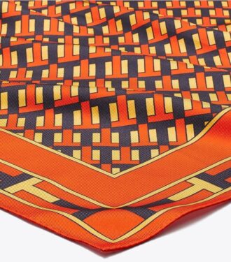 Pañuelo de seda reversible Two For T Double T