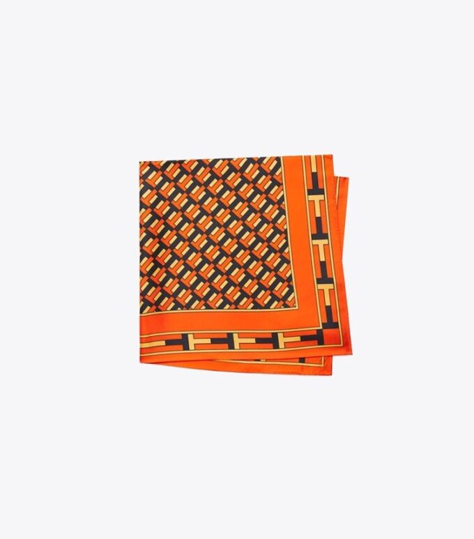 Pañuelo de seda reversible Two For T Double T Pañuelo de seda reversible Two For T Double T