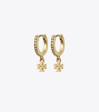 Pendiente Huggie Icon Pavé