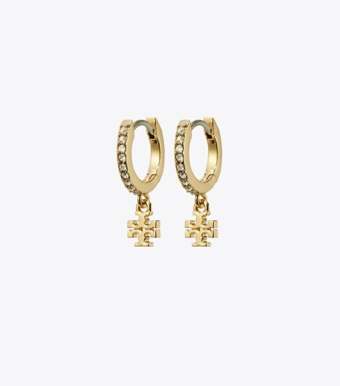 Pendiente Huggie Icon Pavé