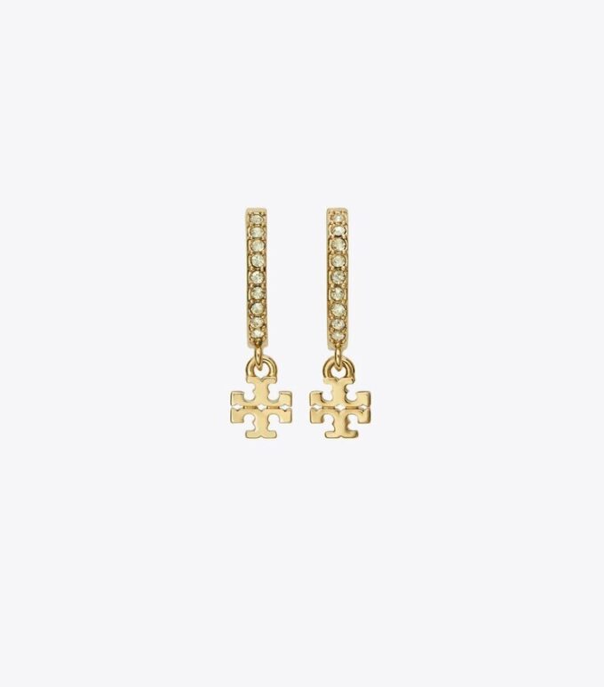 Pendiente Huggie Icon Pavé