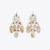 Pendientes abstractos con cuentas tipo candelabro Pendientes abstractos con cuentas tipo candelabro