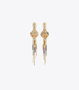 Pendientes adornados delante y detrás Runway