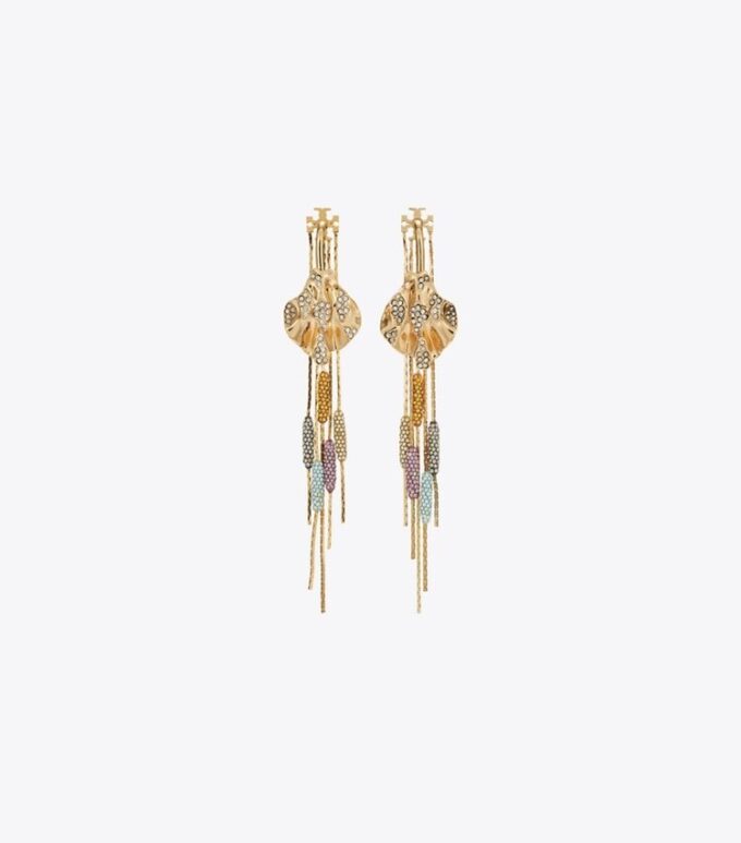 Pendientes adornados delante y detrás Runway Pendientes adornados delante y detrás Runway