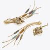 Pendientes adornados delante y detrás Runway Pendientes adornados delante y detrás Runway