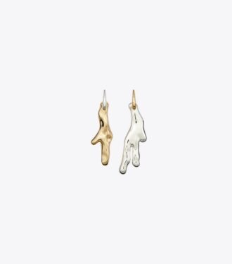 Pendientes con colgante de coral Curiosity