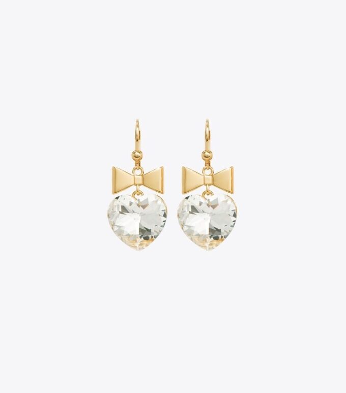 Pendientes Curiosity Heart And Bow