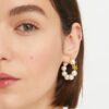 Pendientes de aro con perlas Kira Pendientes de aro con perlas Kira