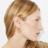 Pendientes de aro Icon Pavé