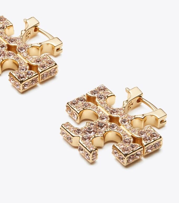Pendientes de aro Icon Pavé