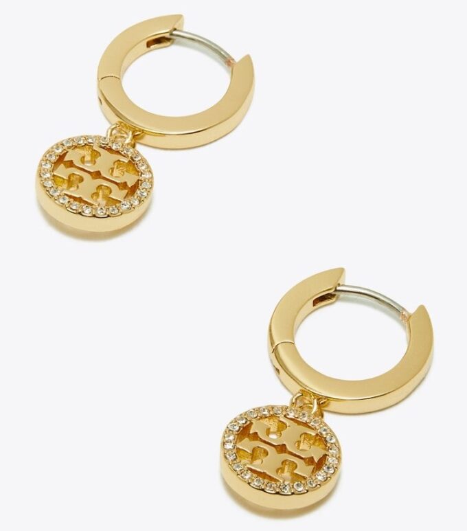 Pendientes de aro Icon Pavé
