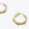 Pendientes de aro pequeños con pavé