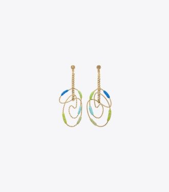 Pendientes de aro Runway Swirl