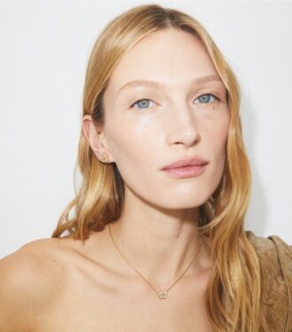 Collar con colgante pavé Forget Me Not