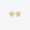 Pendientes de botón Forget Me Not