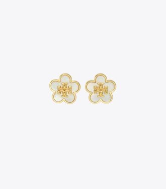 Pendientes de botón Forget Me Not Pendientes de botón Forget Me Not