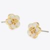 Pendientes de botón Forget Me Not
