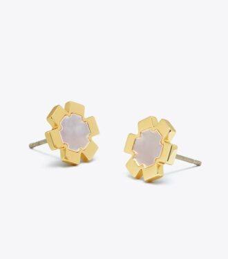 Pendientes de botón Forget Me Not