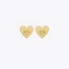 Pendientes de botón Forget Me Not Heart Pendientes de botón Forget Me Not Heart