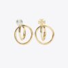 Pendientes de doble aro con perlas Kira Pendientes de doble aro con perlas Kira