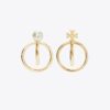 Pendientes de doble aro con perlas Kira Pendientes de doble aro con perlas Kira