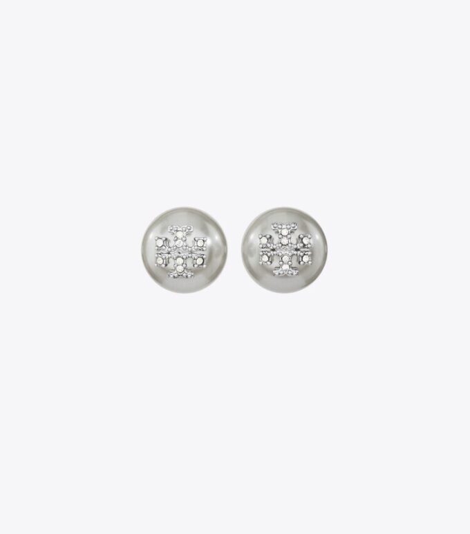 Pendientes de perla y pavé Moondance Pendientes de perla y pavé Moondance