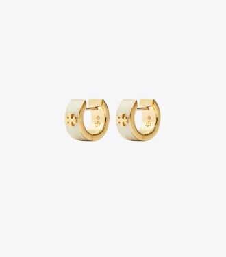 Pendientes Huggie Icon Esmaltados