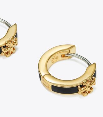 Pendientes Huggie Icon Esmaltados