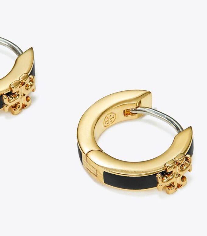 Pendientes Huggie Icon Esmaltados