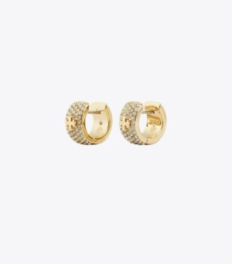 Pendientes Huggie Icon Pavé