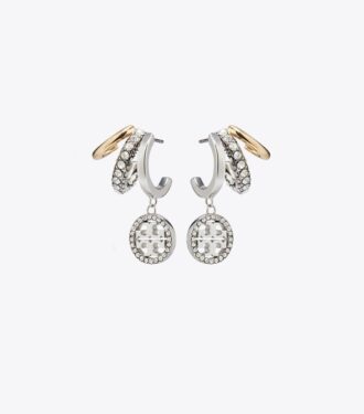 Pendientes Icon Pavé Triple Hoop