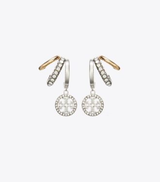 Pendientes Icon Pavé Triple Hoop