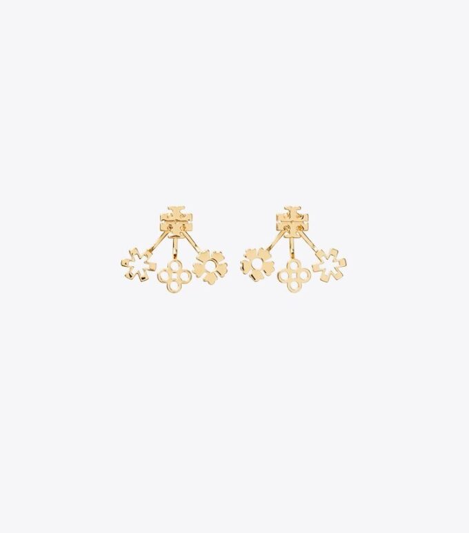 Pendientes Kira Clover Front-Back Pendientes Kira Clover Front-Back